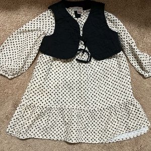 Zara girl dress (vest set)